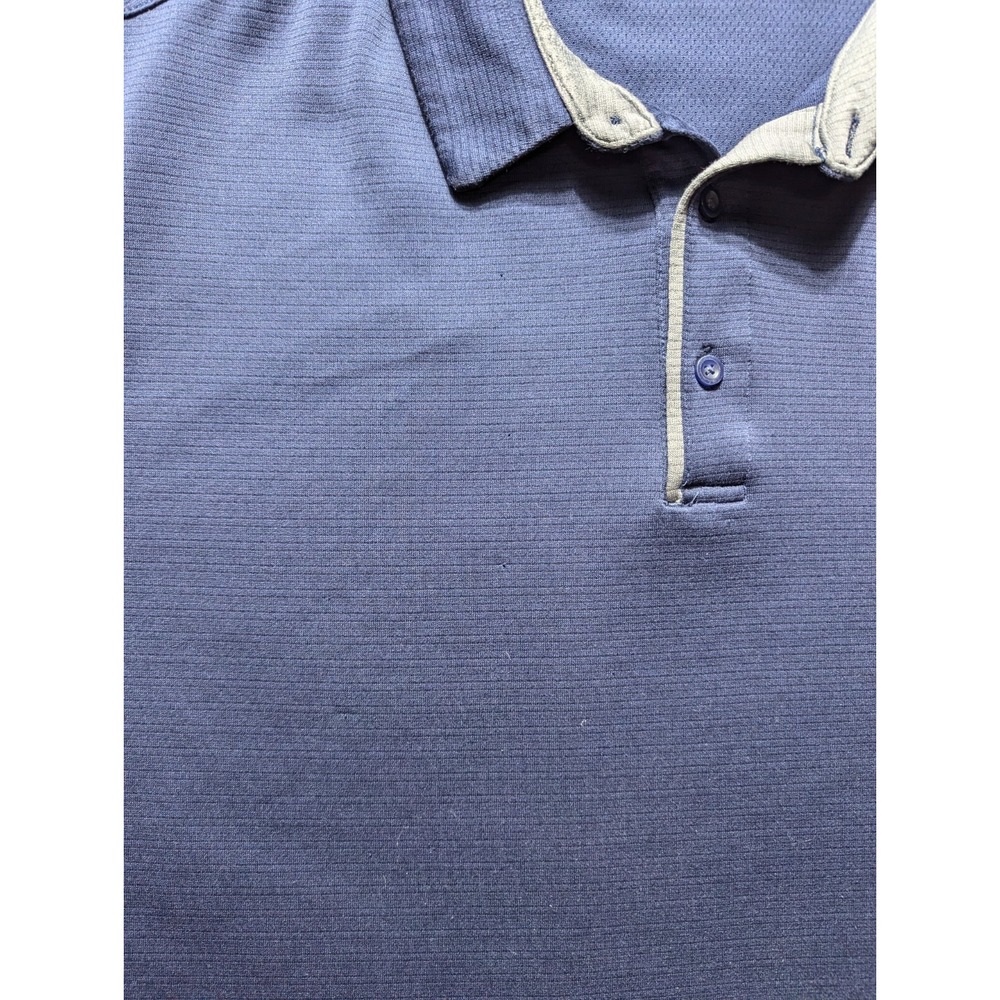 Under Armour Short Sleeve Polo Shirt Men's Size 2XL Blue - Picture 6 of 11